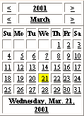 timeLines Calendar