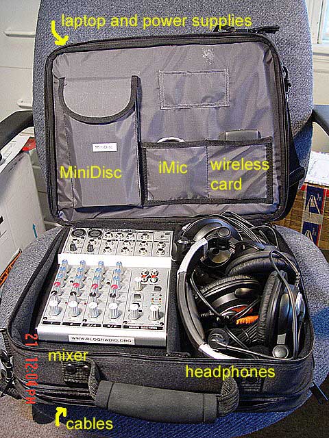 Studio in portable case